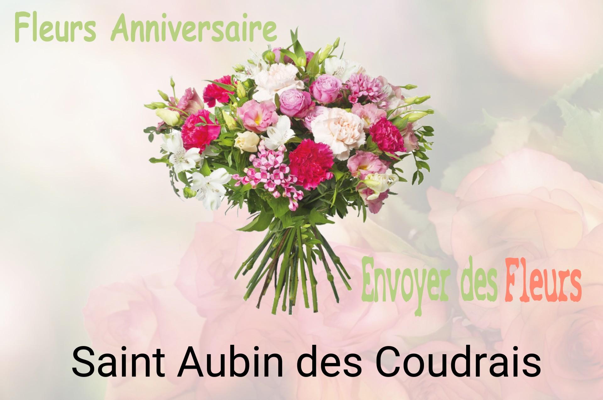 Bouquet de fleurs d’anniversaire livré à Saint-Aubin-des-Coudrais